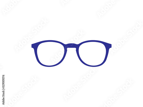 Eyeglasses, glasses icon. Vector illustration, flat design.