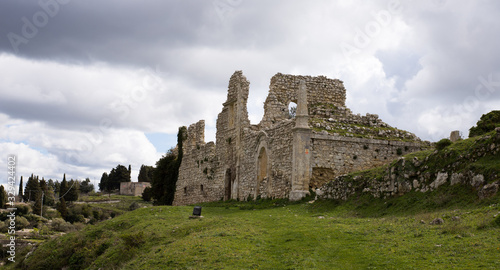 Ruins of an old castle in Buscemi