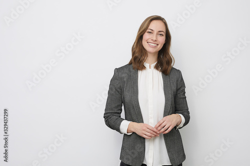 Portrait of beautyful and confident business woman