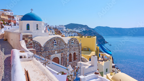 Santorini island in Greece