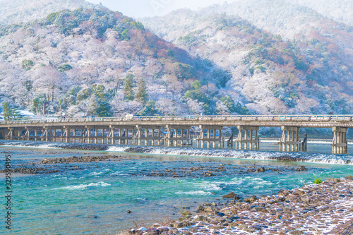 冬の渡月橋