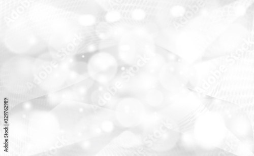 Gray abstract background with white bokeh stars lights beautiful colorful shiny blurred. use wallpaper backdrop Christmas wedding card and texture your product.