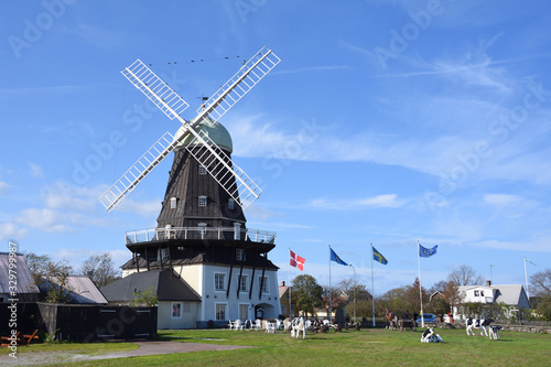 Sandviks Kvarn eine Holländerwindmühle in Sandvik auf Öland