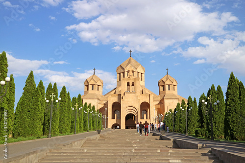 Saint Gregory the Illuminator Cathedral or Yerevan Cathedral at Kentron District of Yerevan, Armenia