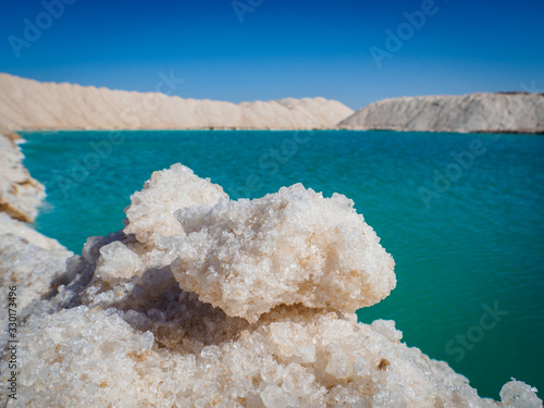 salt lake at siwa oasis