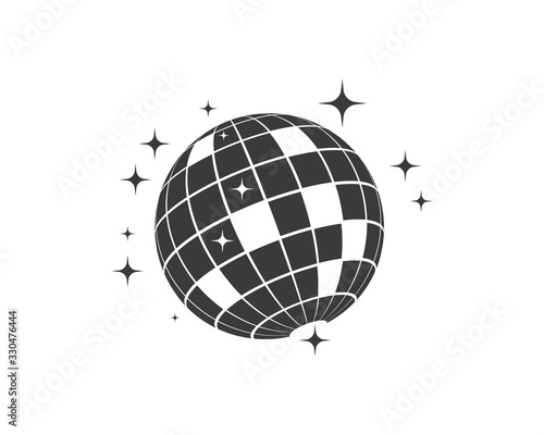 disco ball icon vector illustration design