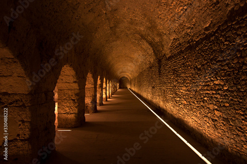 The criptoportico in Aosta, a roman ruin