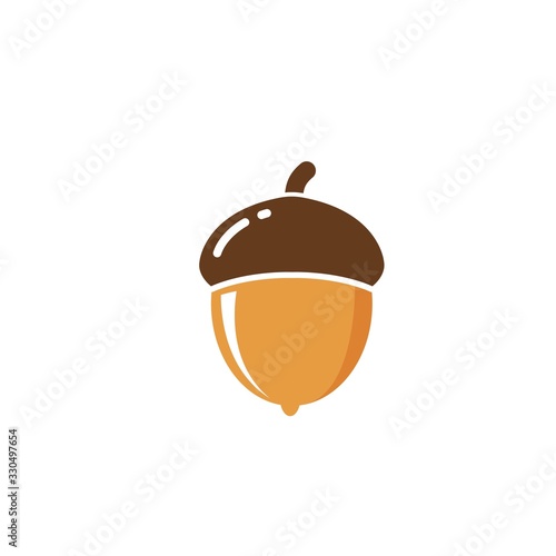 oak acorn vector illustration design