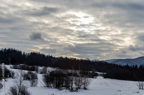 Bieszczady zimą 