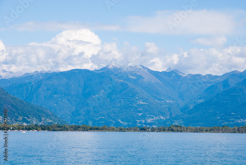 Locarno best view in summer Switzerland Alps and Italian Alps Lago Maggiore Lake Maggiore best Italy Switzerland 