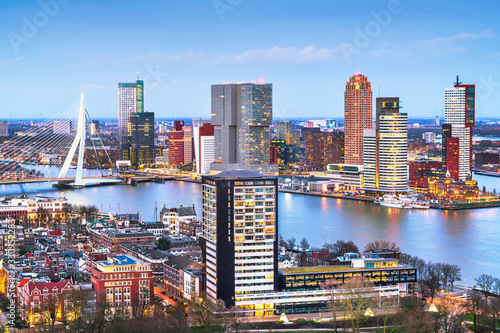 Rotterdam, Netherlands Skyline