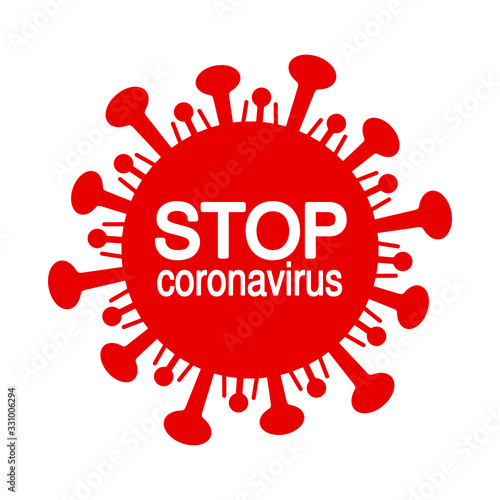 stop coronavirus ikona