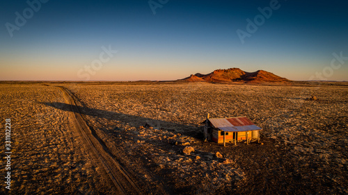 This remote hut 160km west of Winton was built as a set for the Australian movie Goldstone.