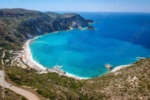 Petani beach at Kefalonia Island