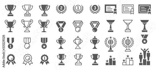 Set of Winning Vector Icons