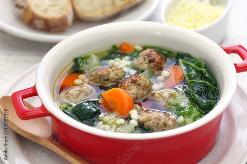 italian wedding soup, american cuisine