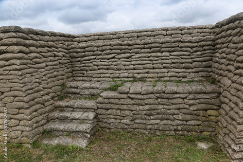 Schützengraben an der Westfront