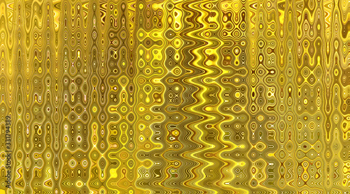 Original yellow artwork design, golden liquid