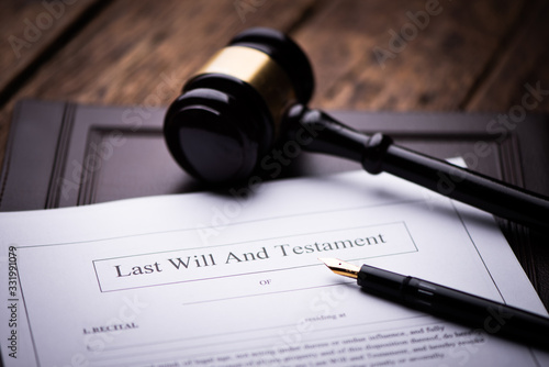 Last Will and testament document