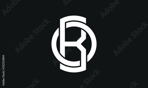 B , O , OB , BO letter logo design with creative modern typography. Abstract monogram logo.