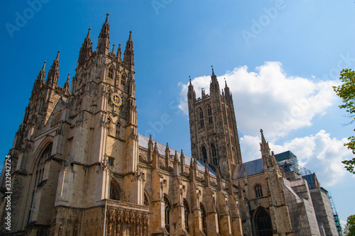 The old cathedral in Canterbury