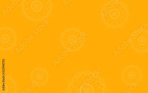 Background template in orange color