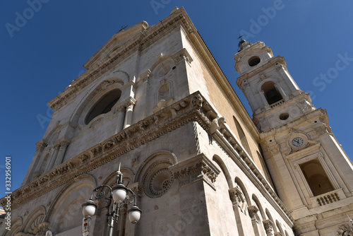 Foggia Cathedral by Morning With Clear Blue Sky