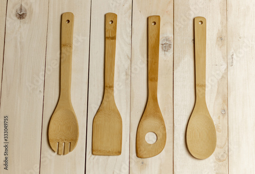 spatule en bois cuisine nature