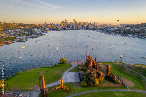 The Gas Works Park in Seattle in Daytime