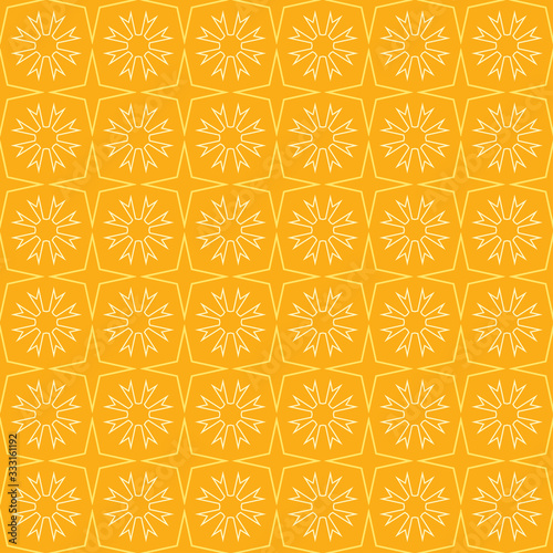 Vector seamless pattern, yellow wallpaper background texture in modern style.