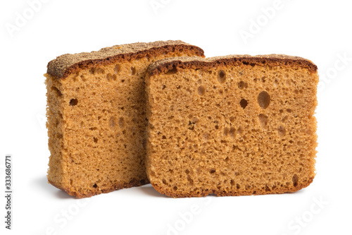 Slices of traditional dutch breakfast cake