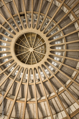 Concrete rib vault of Hala Stulecia - (Centennial Hall)