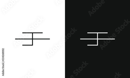 Letter EF Logo design concept template for business