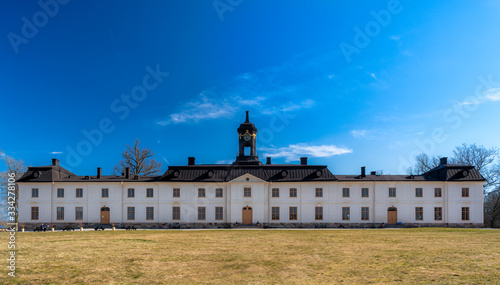 Svartsjö Palace located on the island of Färingsö just outside Stockholm. A rococo palace built 1739 as a hunting palace for Queen Ulrika Eleonora. 