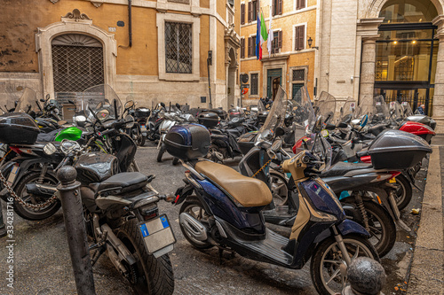 Parking w centrum Rzymu