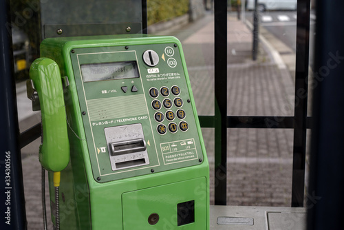 公衆電話・電話ボックスのある風景