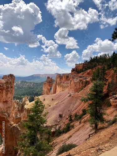 Mountain valley in Bryce Canyon, Utah