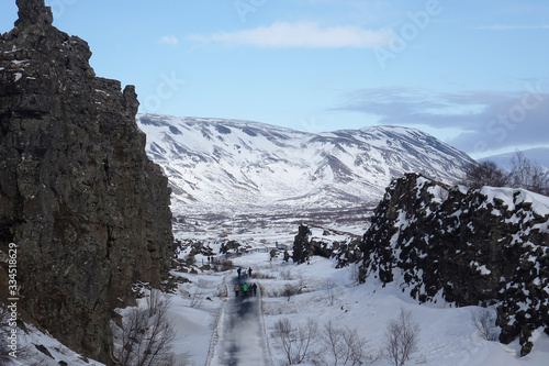 Iceland. Thingvellir National Park on the south coast