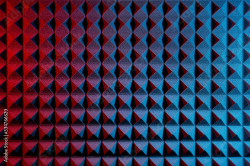 Music background. Acoustic foam panel