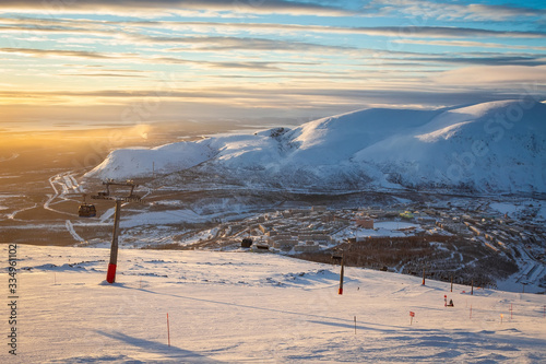 Khibiny mountains cableway, Russia