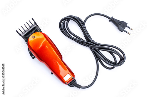 Hair clipper isolated on white background.