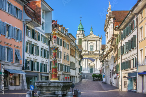 Street in Solothurn, Switzerland