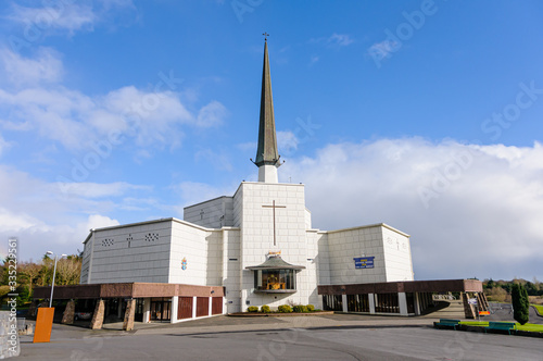 Knock Basilica at the site of the holy shrine