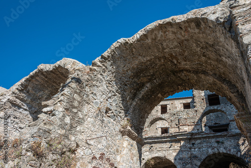 Medieval church ruins in Squillace, Calabria, Italy