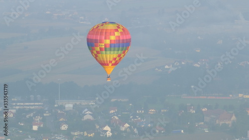 Mój lot balonem nad Paczkowem