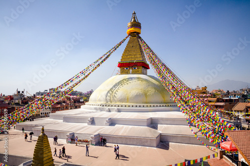 Boudhanath stupa in Kathmandu, Nepal