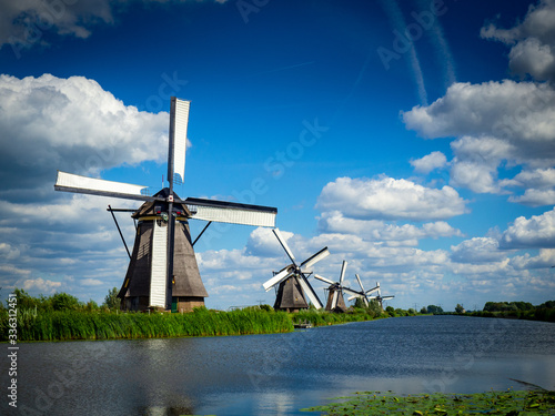 Windmills at Kinderdijk the Netherlands