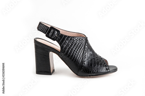 women's footwear on a white background isolated.
