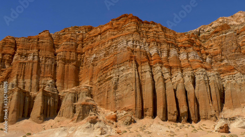 Scenic desert cliffs and buttes at Red Rock Canyon State Park