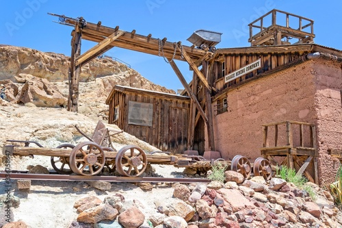 Silver mine 1890's in Calico ghost town, California